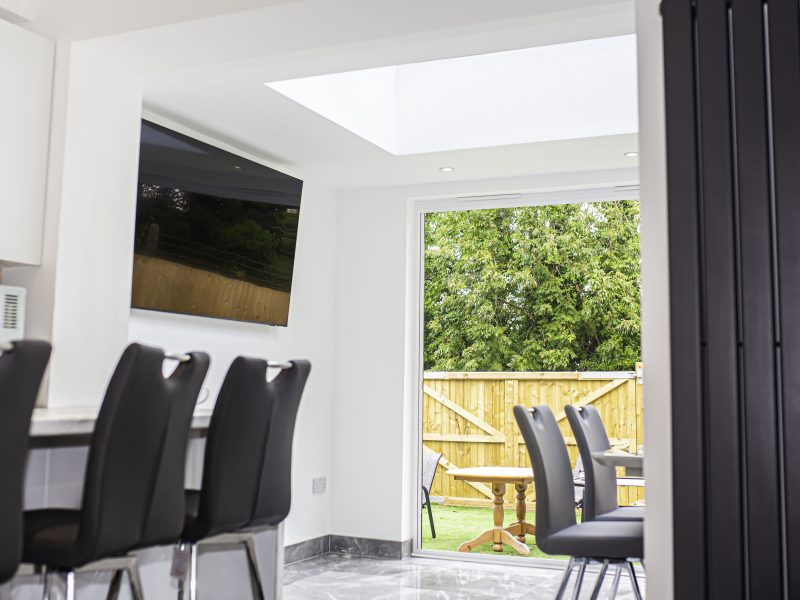 home extension with bifold doors West midlands